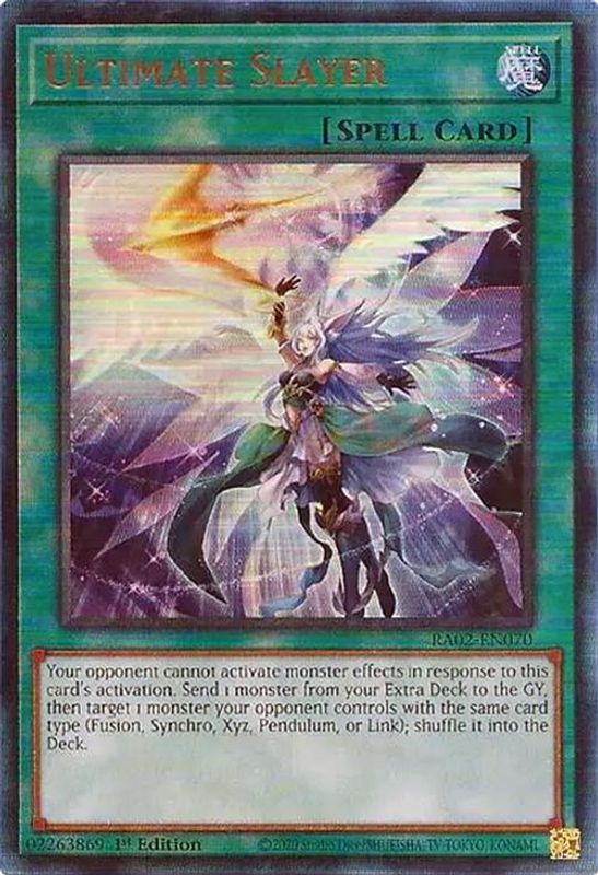 Ultimate Slayer (PUR) - RA02-EN070 - Prismatic Ultimate Rare