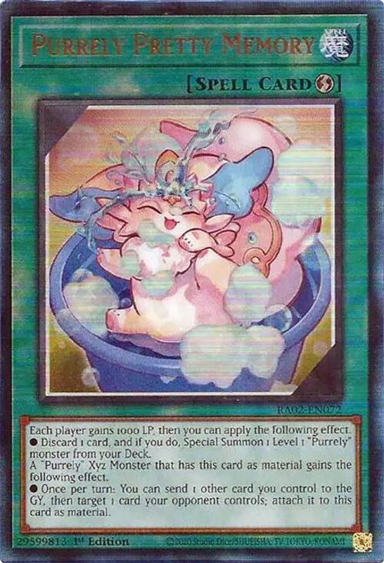 Purrely Pretty Memory (PUR) - RA02-EN072 - Prismatic Ultimate Rare