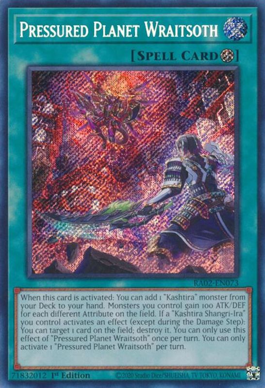 Pressured Planet Wraitsoth (Secret Rare) - RA02-EN073 - Secret Rare