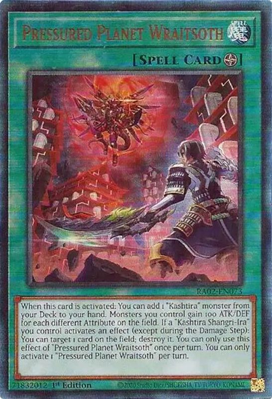 Pressured Planet Wraitsoth (PUR) - RA02-EN073 - Prismatic Ultimate Rare