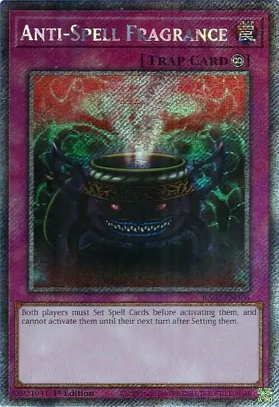 Anti-Spell Fragrance (Platinum Secret Rare) - RA02-EN076 - Platinum Secret Rare