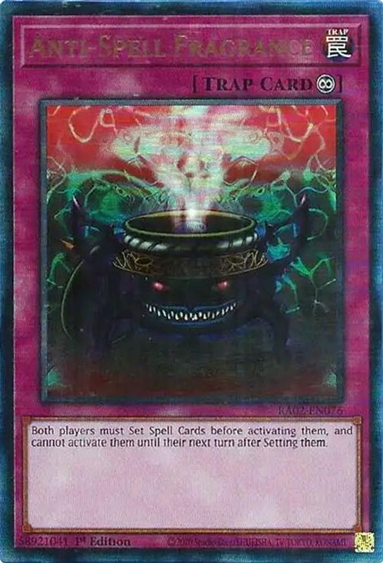 Anti-Spell Fragrance (PUR) - RA02-EN076 - Prismatic Ultimate Rare