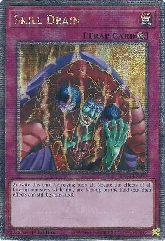 Skill Drain (Quarter Century Secret Rare) - RA02-EN077 - Quarter Century Secret Rare