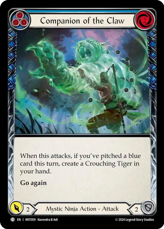 Companion of the Claw (Blue) - MST059 - Common