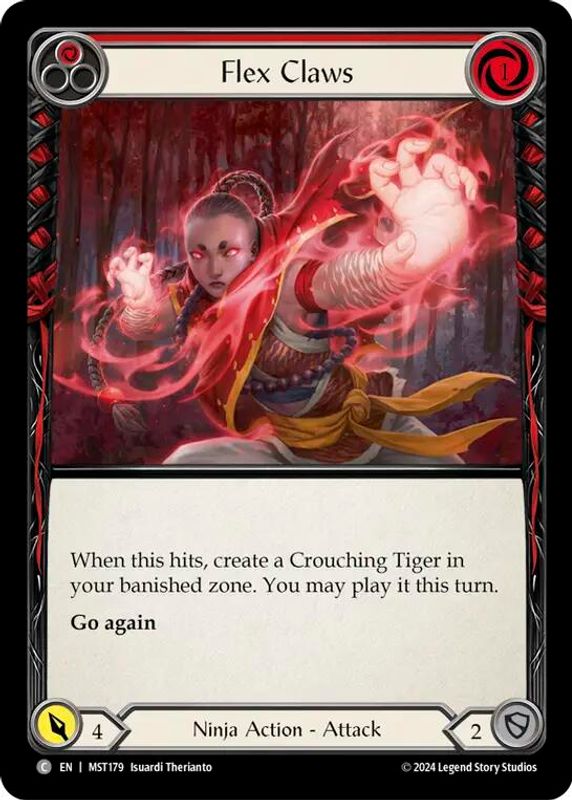 Flex Claws (Red) - MST179 - Common