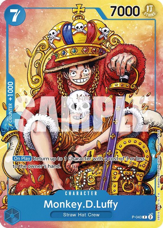 Monkey.D.Luffy (Convention Promo 2024) - P-043 - Promo