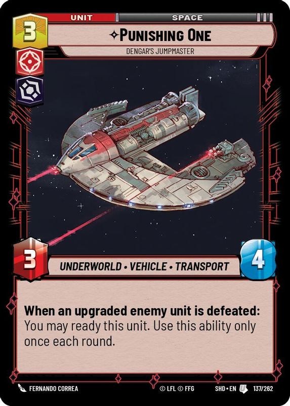 Punishing One - Dengar's Jumpmaster - 137/262 - Uncommon