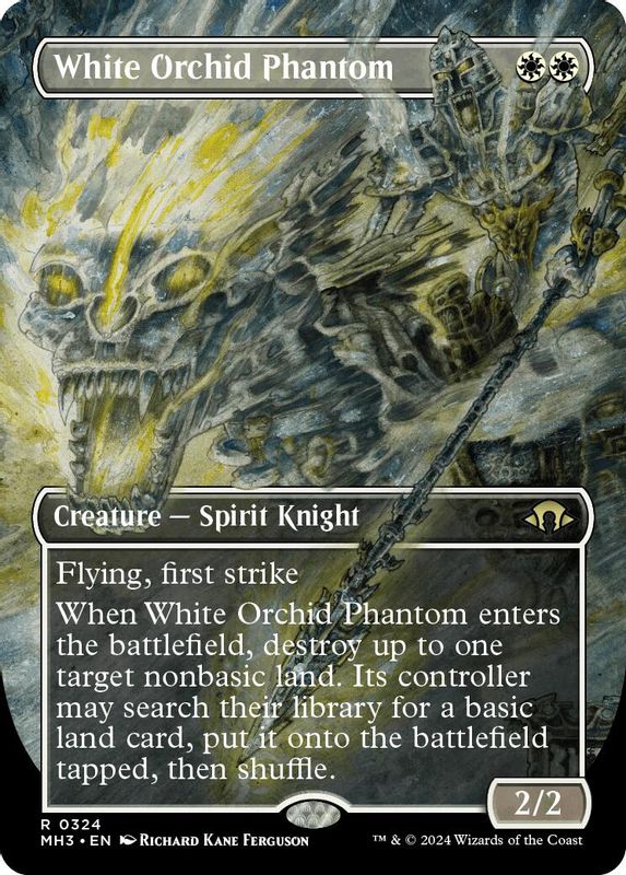 White Orchid Phantom (Borderless) - 324 - Rare