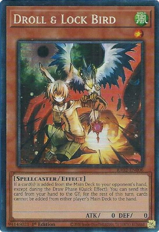 Droll & Lock Bird (PCR) - RA02-EN006 - Prismatic Collector's Rare