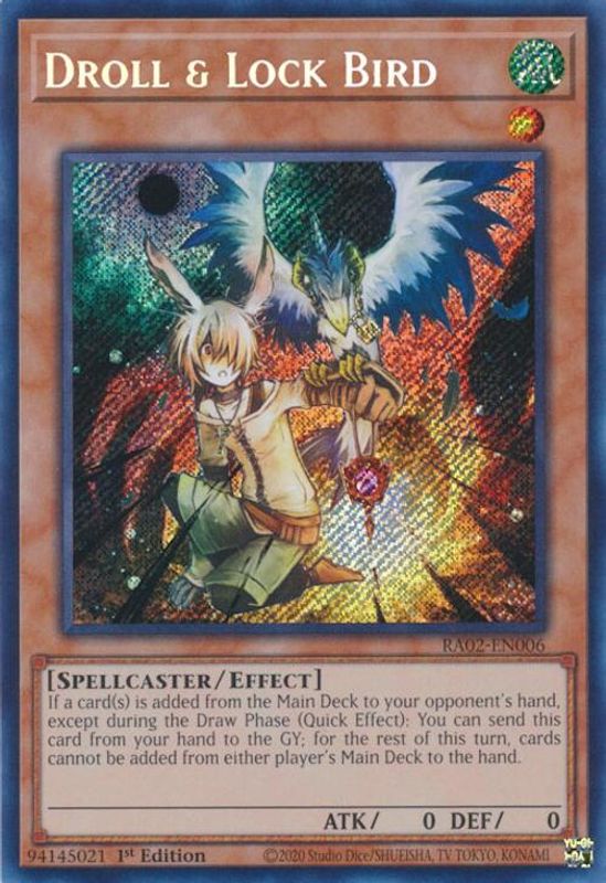 Droll & Lock Bird (Secret Rare) - RA02-EN006 - Secret Rare