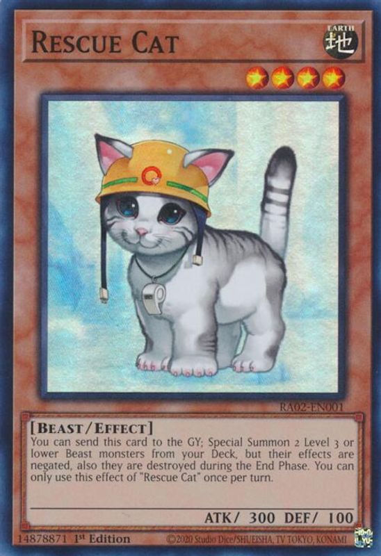 Rescue Cat - RA02-EN001 - Super Rare