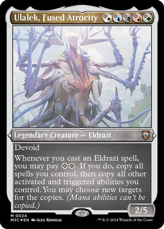 Ulalek, Fused Atrocity (Foil Etched) - 24 - Mythic