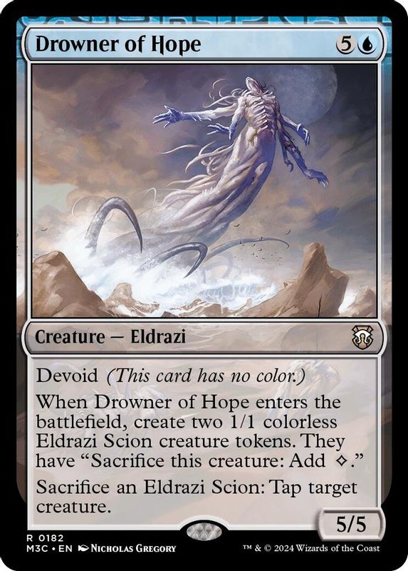 Drowner of Hope (Ripple Foil) - 182 - Rare