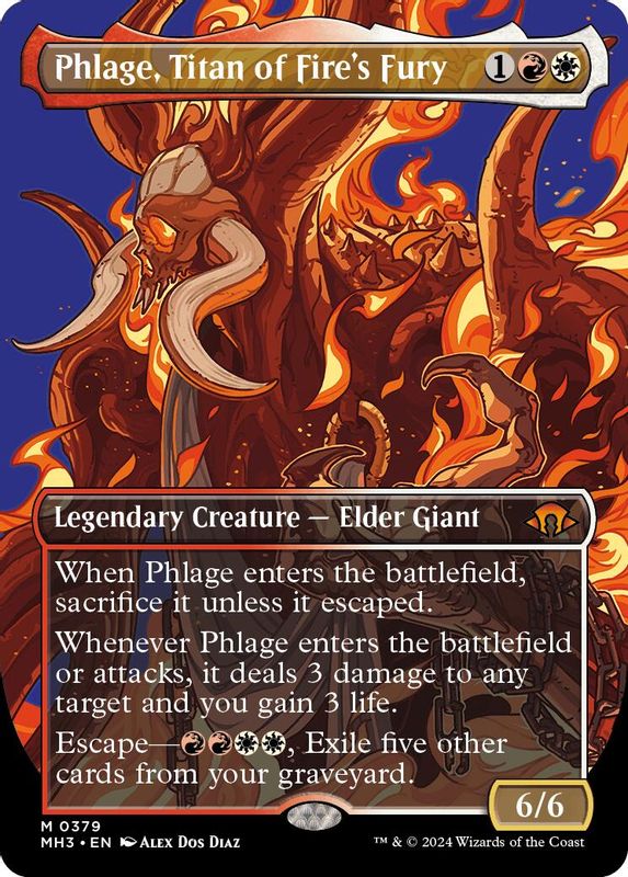 Phlage, Titan of Fire's Fury (Borderless) - 379 - Mythic