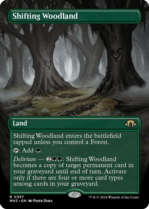 Shifting Woodland (Borderless) - 357 - Rare