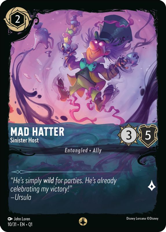 Mad Hatter - Sinister Host - 10/31 - None