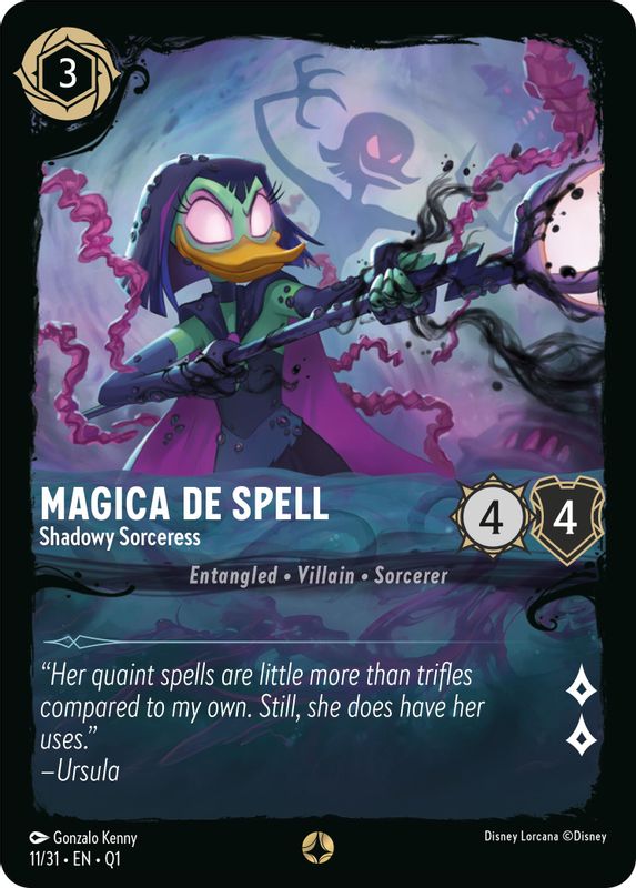 Magica De Spell - Shadowy Sorceress - 11/31 - None