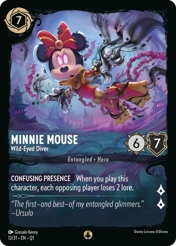 Minnie Mouse - Wild-Eyed Diver - 12/31 - None