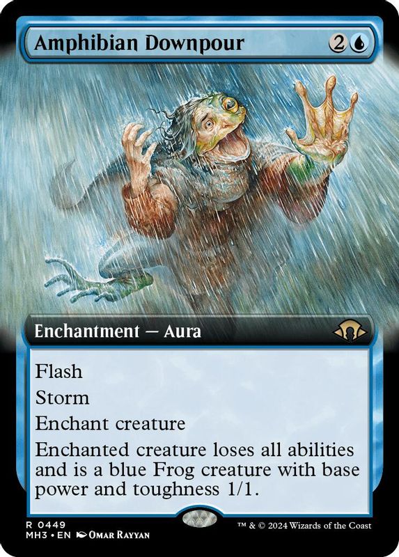 Amphibian Downpour (Extended Art) - 449 - Rare