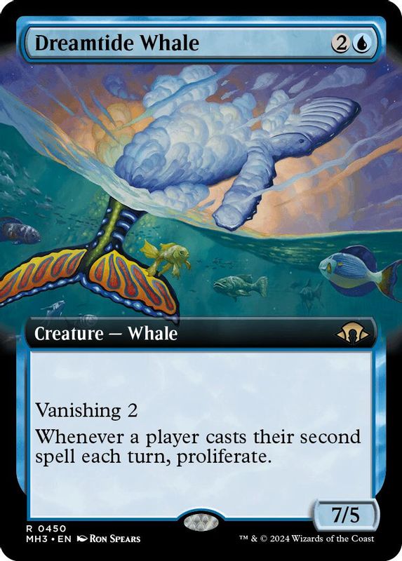 Dreamtide Whale (Extended Art) - 450 - Rare