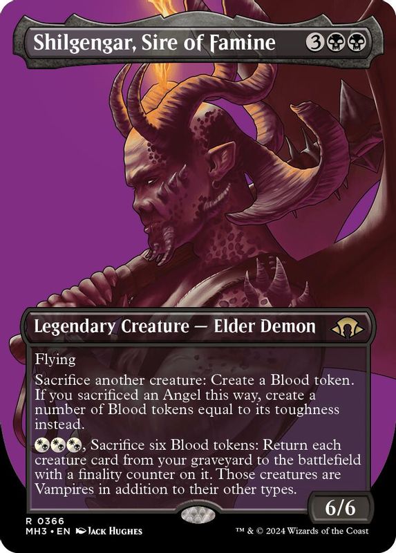 Shilgengar, Sire of Famine (Borderless) - 366 - Rare