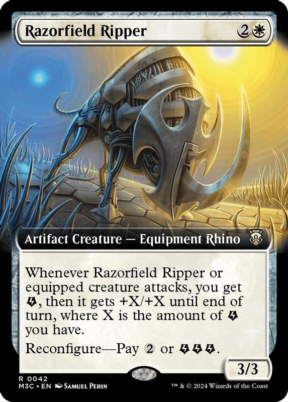 Razorfield Ripper (Extended Art) (Ripple Foil) - 42 - Rare