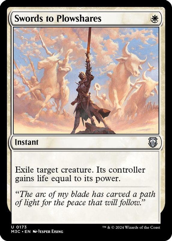 Swords to Plowshares (Ripple Foil) - 173 - Uncommon