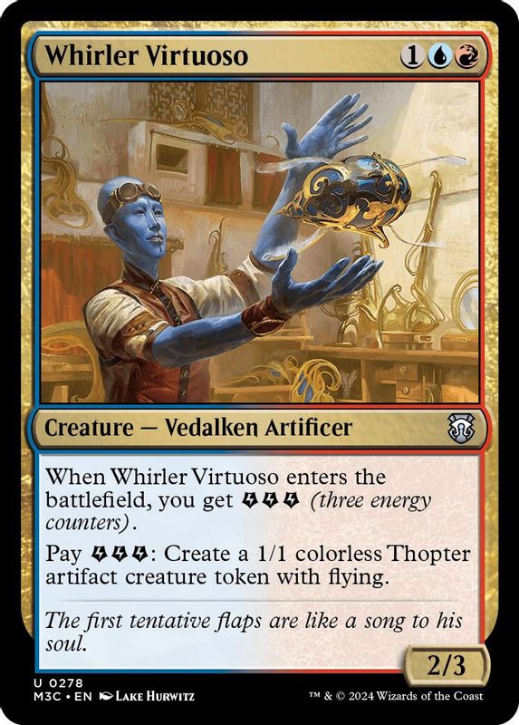 Whirler Virtuoso (Ripple Foil) - 278 - Uncommon