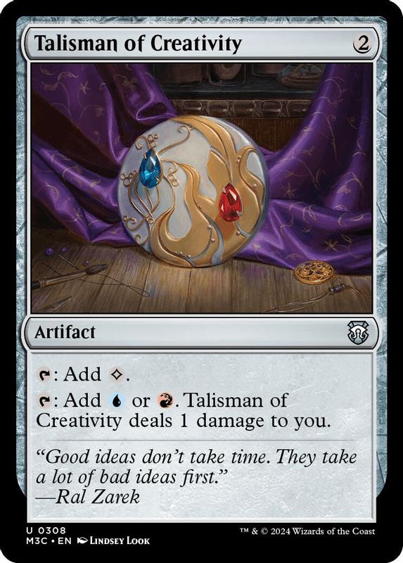 Talisman of Creativity (Ripple Foil) - 308 - Uncommon