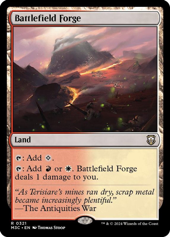 Battlefield Forge (Ripple Foil) - 321 - Rare