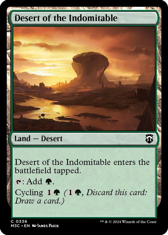 Desert of the Indomitable - Common