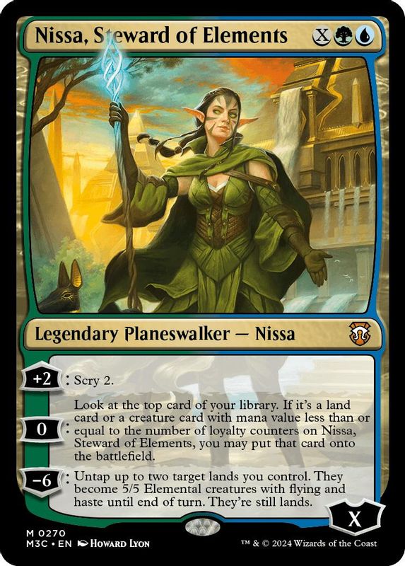 Nissa, Steward of Elements - Mythic