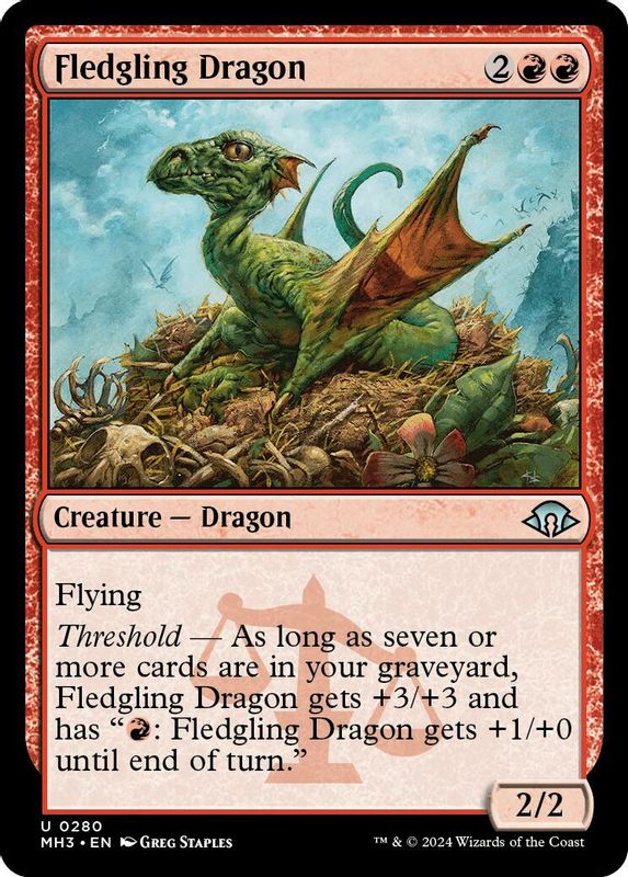 Fledgling Dragon - 280 - Uncommon