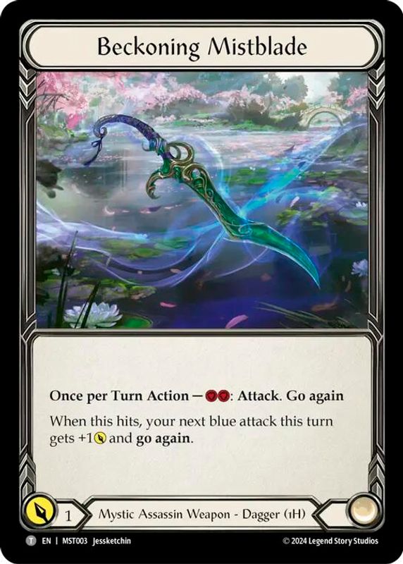 Beckoning Mistblade // Spectral Shield - MST003//MST158 - Token