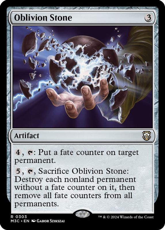 Oblivion Stone (Ripple Foil) - 303 - Rare