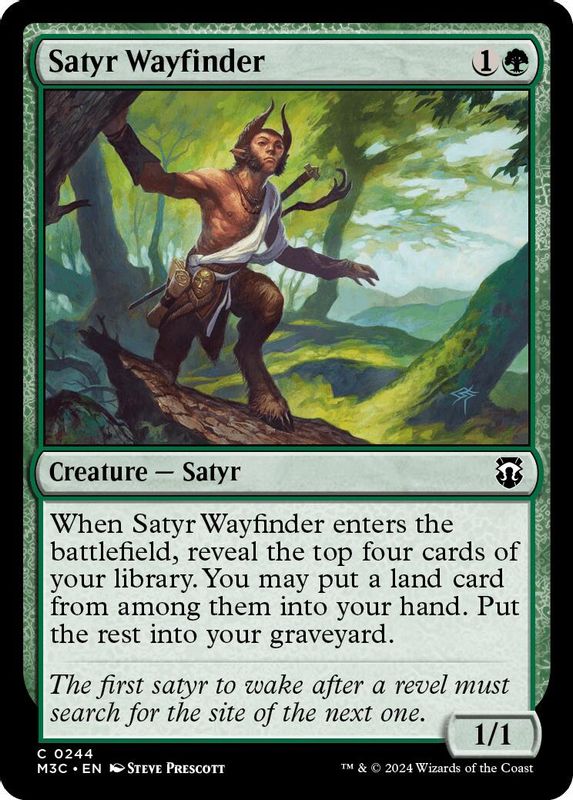 Satyr Wayfinder (Ripple Foil) - 244 - Common