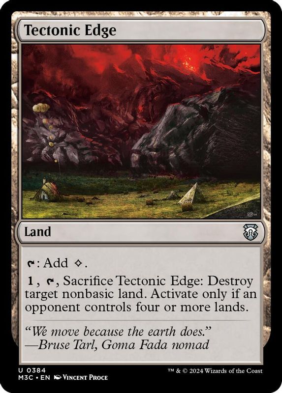 Tectonic Edge (Ripple Foil) - 384 - Uncommon