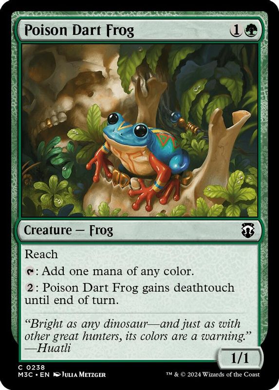 Poison Dart Frog (Ripple Foil) - 238 - Common