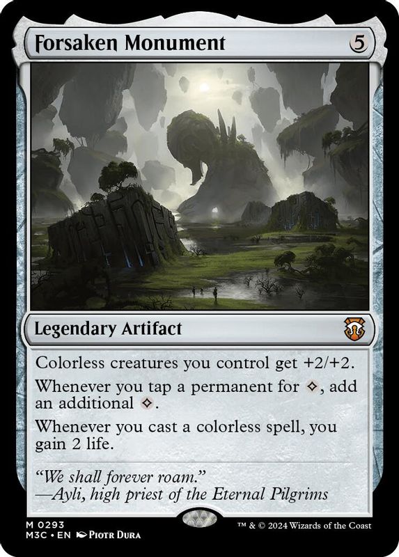 Forsaken Monument (Ripple Foil) - 293 - Mythic