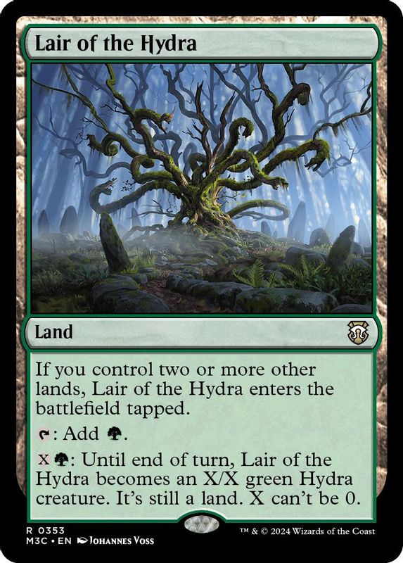 Lair of the Hydra (Ripple Foil) - 353 - Rare