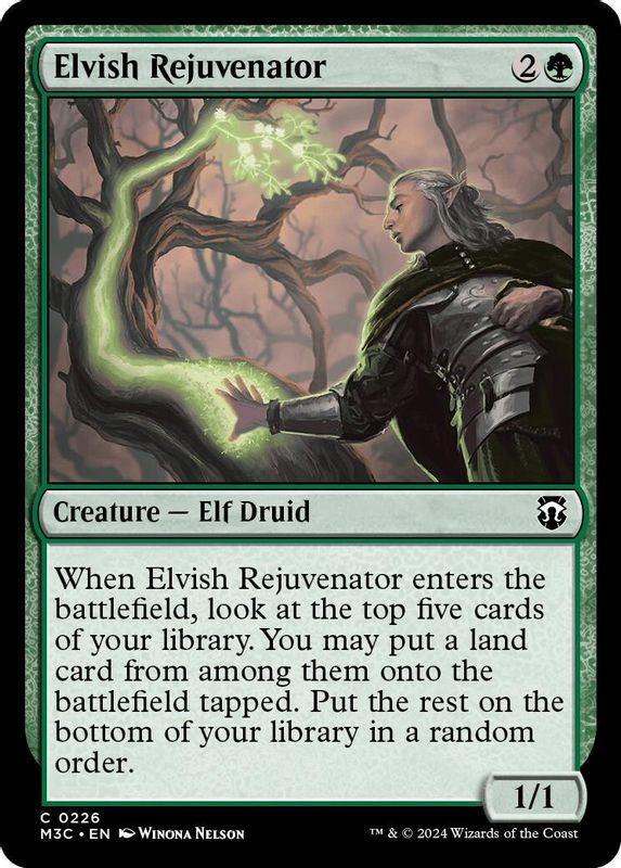 Elvish Rejuvenator (Ripple Foil) - 226 - Common