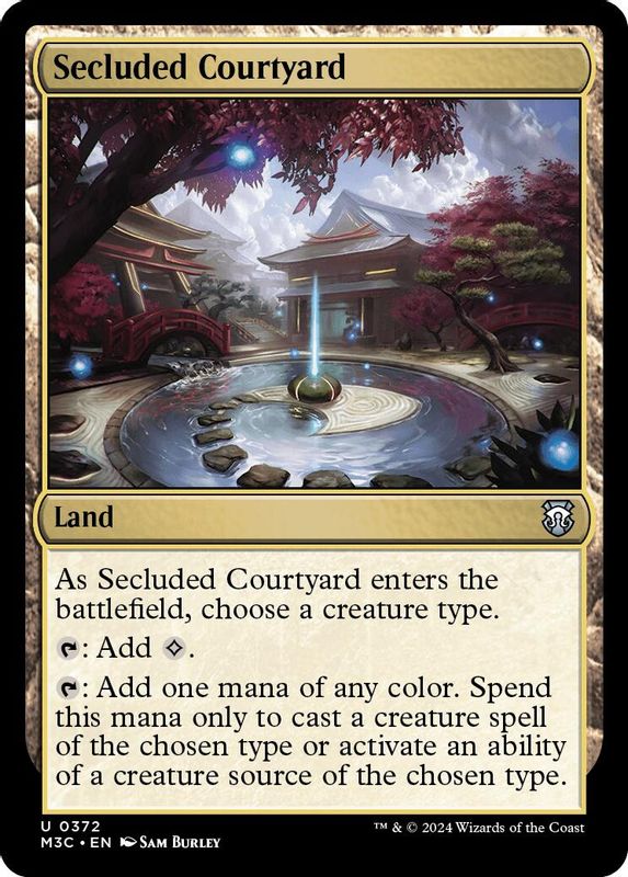 Secluded Courtyard (Ripple Foil) - 372 - Uncommon