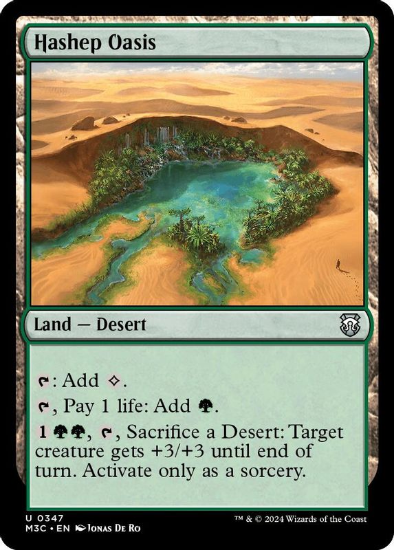 Hashep Oasis (Ripple Foil) - 347 - Uncommon