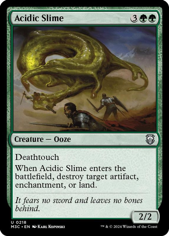 Acidic Slime (Ripple Foil) - 218 - Uncommon