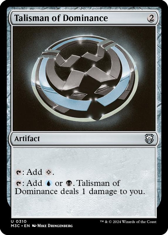 Talisman of Dominance (Ripple Foil) - 310 - Uncommon