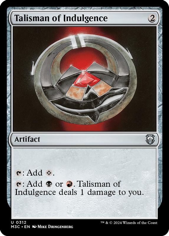 Talisman of Indulgence - Uncommon