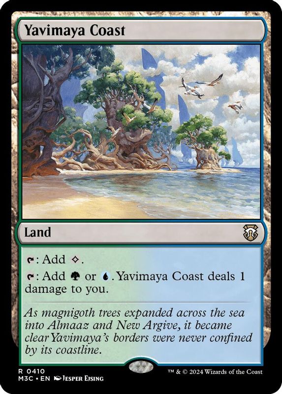 Yavimaya Coast (Ripple Foil) - 410 - Rare