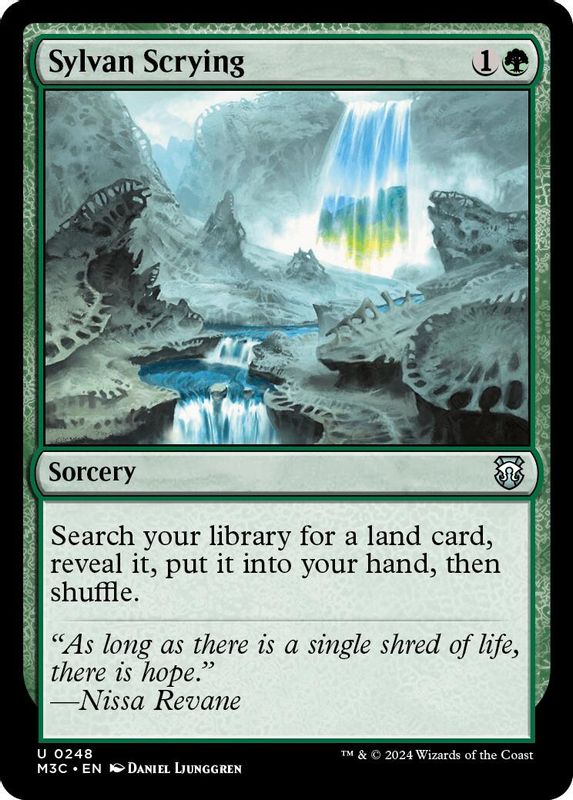 Sylvan Scrying (Ripple Foil) - 248 - Uncommon