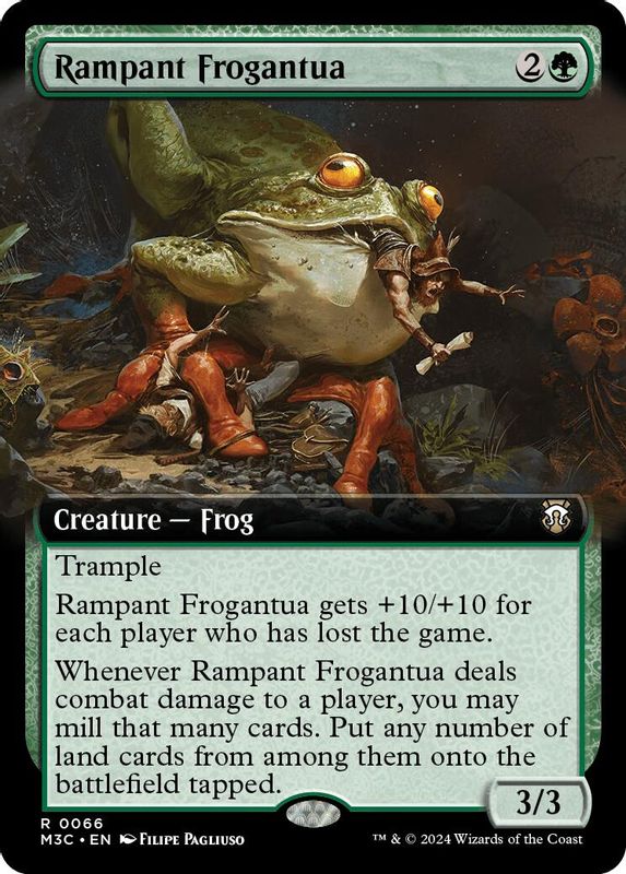 Rampant Frogantua (Extended Art) (Ripple Foil) - 66 - Rare