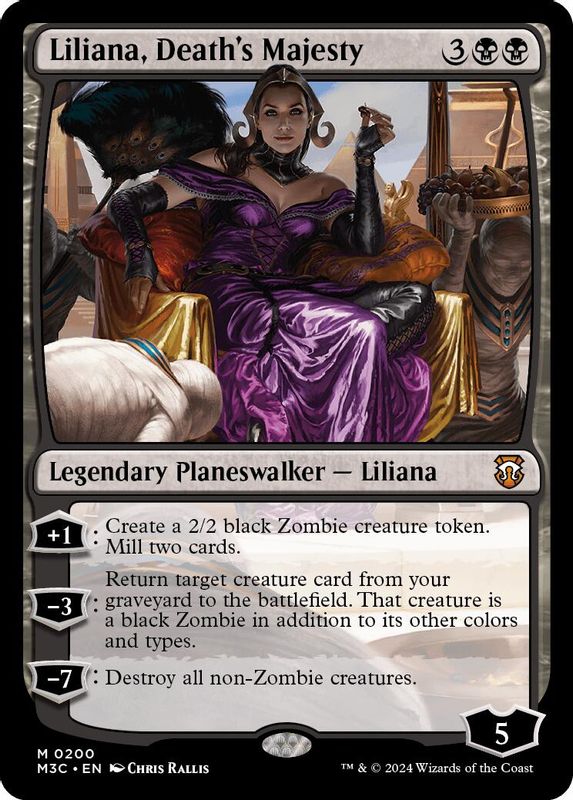 Liliana, Death's Majesty (Ripple Foil) - 200 - Mythic